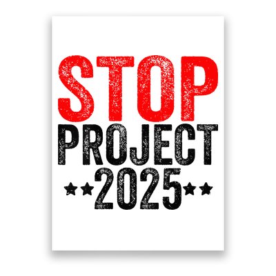 Stop Project 2025 Poster