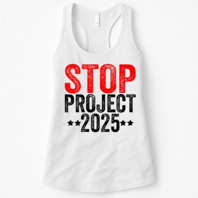Stop Project 2025 Womens Tank Top