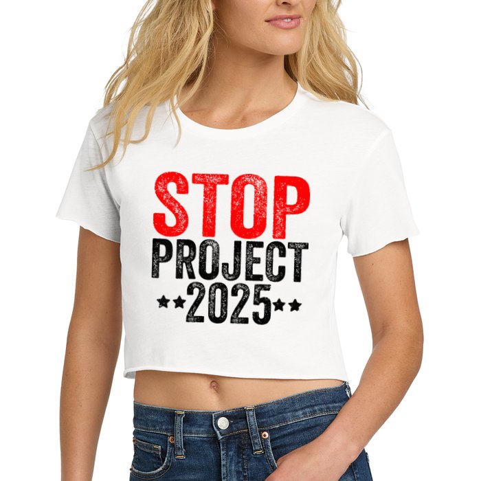 Stop Project 2025 Crop Top