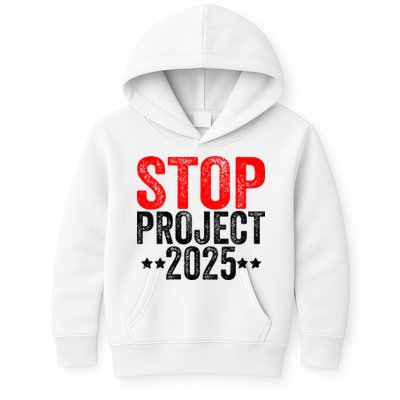 Stop Project 2025 Kids Hoodie