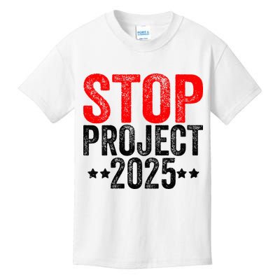 Stop Project 2025 Kids T-Shirt