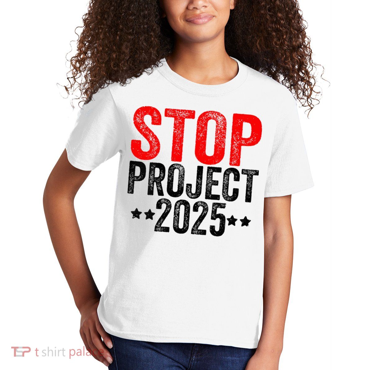 Stop Project 2025 Kids T-Shirt