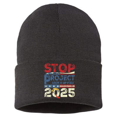 Stop Project 2025 Look It Up Y’All Sustainable Knit Beanie