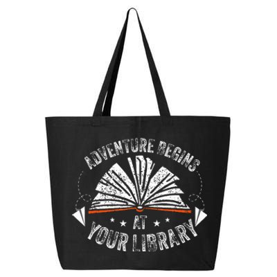 Summer Program 2024 Adventure Begins At Your Library 25L Jumbo Tote