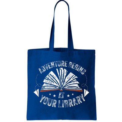 Summer Program 2024 Adventure Begins At Your Library Tote Bag