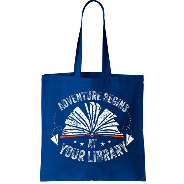 Summer Program 2024 Adventure Begins At Your Library Tote Bag