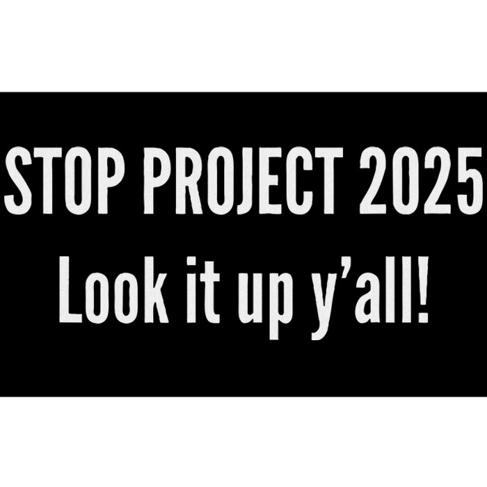 Stop Project 2025 Anti Trump Election Design Bumper Sticker