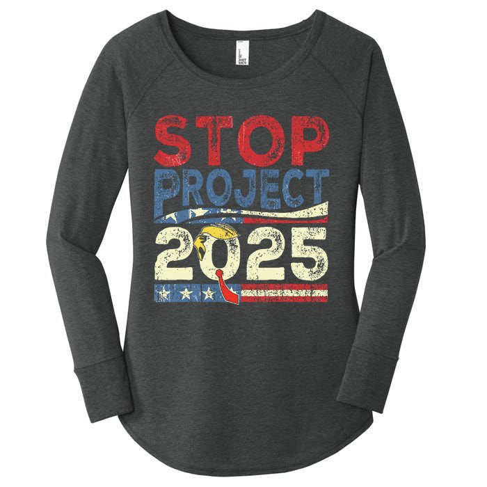 Stop Project 2025 Look It Up Y’All Women's Perfect Tri Tunic Long Sleeve Shirt