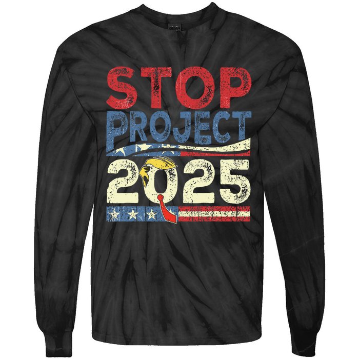 Stop Project 2025 Look It Up Y’All Tie-Dye Long Sleeve Shirt