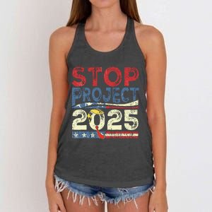 Stop Project 2025 Look It Up Y’All Women's Knotted Racerback Tank