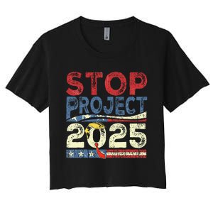 Stop Project 2025 Look It Up Y’All Women's Crop Top Tee