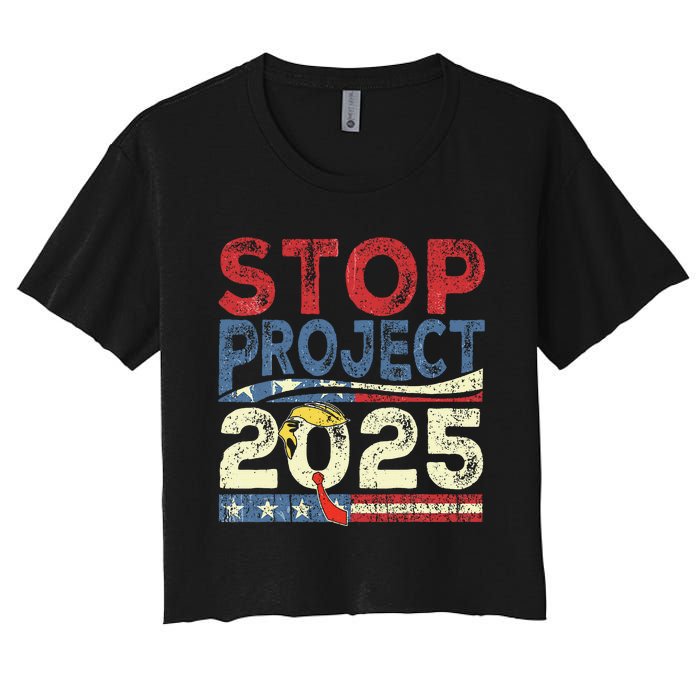 Stop Project 2025 Look It Up Y’All Women's Crop Top Tee