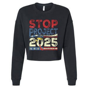 Stop Project 2025 Look It Up Y’All Cropped Pullover Crew