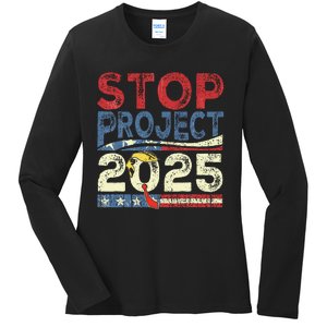 Stop Project 2025 Look It Up Y’All Ladies Long Sleeve Shirt