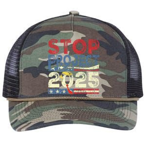 Stop Project 2025 Look It Up Y’All Retro Rope Trucker Hat Cap