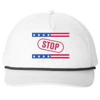 Stop Project 2025 Look It Up Y’All Anti Trump Snapback Five-Panel Rope Hat