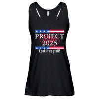 Stop Project 2025 Look It Up Y’All Anti Trump Ladies Essential Flowy Tank