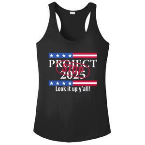 Stop Project 2025 Look It Up Y’All Anti Trump Ladies PosiCharge Competitor Racerback Tank