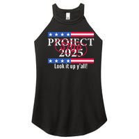 Stop Project 2025 Look It Up Y’All Anti Trump Women's Perfect Tri Rocker Tank