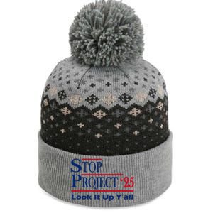 Stop Project 2025 Look It Up Y’All Funny The Baniff Cuffed Pom Beanie