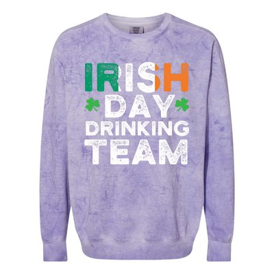 St Patricks 2020 Irish Day Ing Team Funny Gift Colorblast Crewneck Sweatshirt