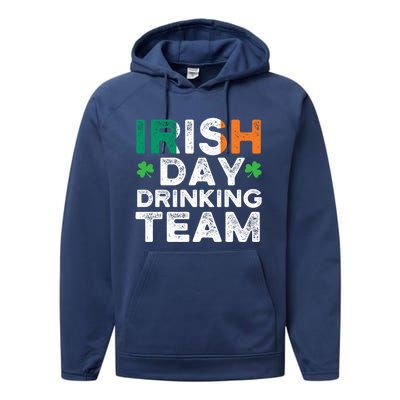 St Patricks 2020 Irish Day Ing Team Funny Gift Performance Fleece Hoodie