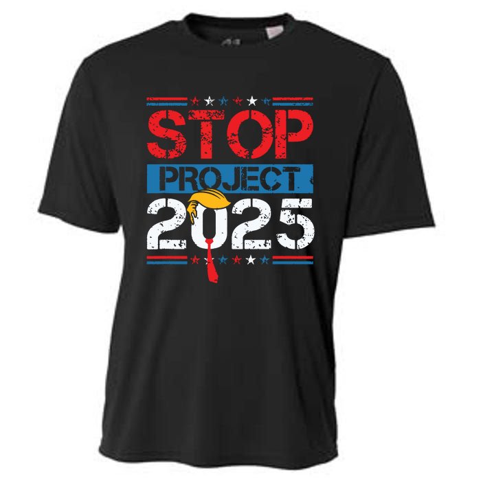 Stop Project 2025 Trumps Project Anti Trump Cooling Performance Crew T-Shirt