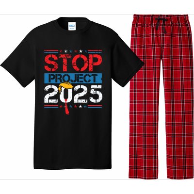 Stop Project 2025 Trumps Project Anti Trump Pajama Set