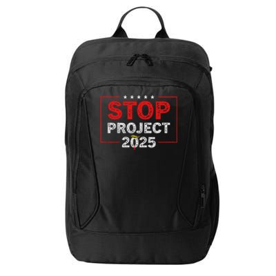 Stop Project 2025 Usa Flag Election 2024 Design City Backpack