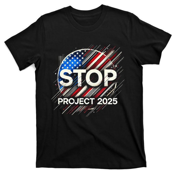 Stop Project 2025 Flag Usa T-Shirt