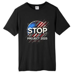 Stop Project 2025 Flag Usa Tall Fusion ChromaSoft Performance T-Shirt