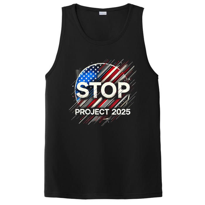 Stop Project 2025 Flag Usa PosiCharge Competitor Tank