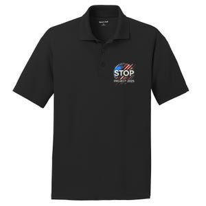 Stop Project 2025 Flag Usa PosiCharge RacerMesh Polo