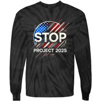 Stop Project 2025 Flag Usa Tie-Dye Long Sleeve Shirt