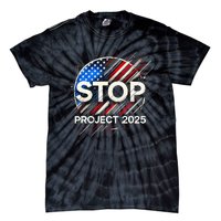 Stop Project 2025 Flag Usa Tie-Dye T-Shirt