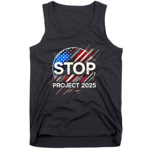 Stop Project 2025 Flag Usa Tank Top