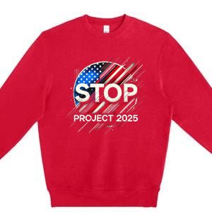 Stop Project 2025 Flag Usa Premium Crewneck Sweatshirt