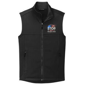 Stop Project 2025 Flag Usa Collective Smooth Fleece Vest