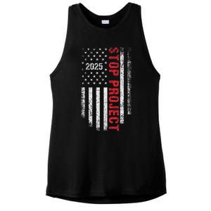 Stop Project 2025 Look It Up Bold Design Ladies PosiCharge Tri-Blend Wicking Tank