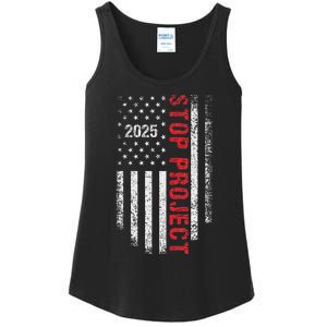 Stop Project 2025 Look It Up Bold Design Ladies Essential Tank