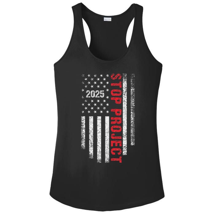 Stop Project 2025 Look It Up Bold Design Ladies PosiCharge Competitor Racerback Tank