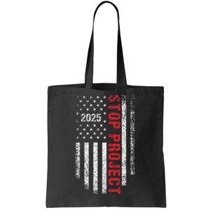 Stop Project 2025 Look It Up Bold Design Tote Bag