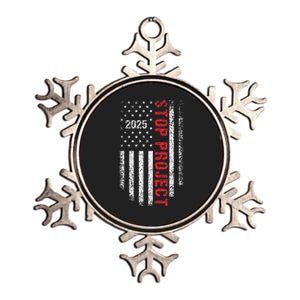 Stop Project 2025 Look It Up Bold Design Metallic Star Ornament