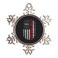 Stop Project 2025 Look It Up Bold Design Metallic Star Ornament