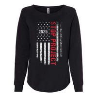 Stop Project 2025 Look It Up Bold Design Womens California Wash Sweatshirt