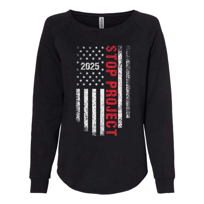 Stop Project 2025 Look It Up Bold Design Womens California Wash Sweatshirt