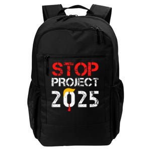 Stop Project 2025 TrumpS Project Anti Trump Daily Commute Backpack