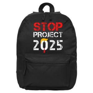 Stop Project 2025 TrumpS Project Anti Trump 16 in Basic Backpack