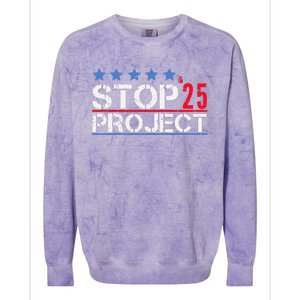 Stop Project 2025 Colorblast Crewneck Sweatshirt