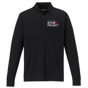 Stop Project 2025 Performance Long Sleeve Polo